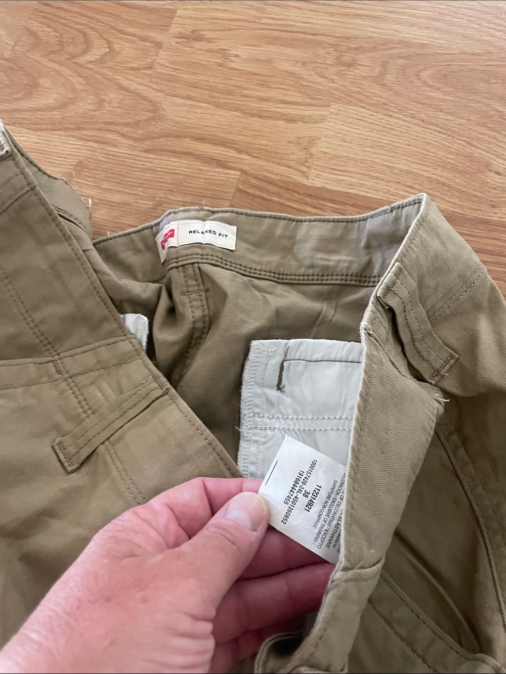 Lot of wrangler cargo men’s shorts 38 - Picture 3 of 4
